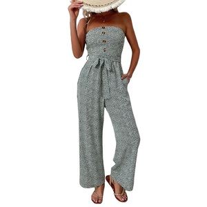 SHEIN Jumpsuit, Strapless Size Large Like New